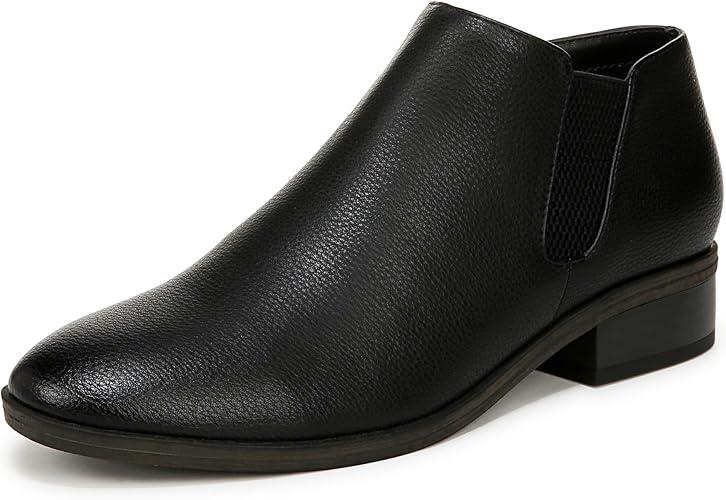 Naturalizer SOUL Womens Respect Casual Shootie Short Ankle Bootie Black 8 M