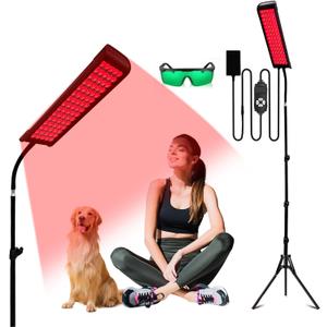 Cabpay Red Light Therapy for Body and Face, Red Infrared Light Therapy Lamp with Stand Led 660nm Red Light-Therapy& 850nm Infrared Light Device for Face Knee Body, Skin Care at Home