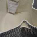 XUANGUO Large Rectangle Blankets Basket Living Room 22"x17"x12" Woven Cotton Rope Storage Baskets for Nursery Toy Baskets for Kids and Dogs Wicker Laundry Basket Bin for Clothes Towels white