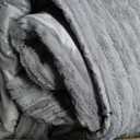 UGG Kenzie Comforter Set with 2 Pillow Shams Plush Faux Fur Bedding Soft Warm Down Alternative Comforter Washable Hypoallergenic Fluffy Blanket Set for Bedroom, King/California King Size, Seal Grey