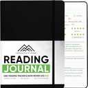 PRODUCTIVITY STORE Reading Journal, Book Journal & Book Tracker - Best Gifts For Book Lovers & Gifts For Readers - 65 Book Reviews - A5, 5.8 x 8.3 - Black