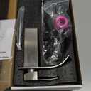 Hoimpro Brushed Nickel Waterfall Bathroom Faucet with cUPC Supply Lines, Single Hole Single Handle Bathroom Sink Faucet with Pop up Drain, Vanity Faucet with Deck Plate, Brushed Nickel(1 or 3 Hole)