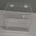 Disposable Face Towels Holder For Clean Skin ClubAcrylic Face Towels Container Drawer, Custom Made Holder For Home And Makeup Organization (Towels Not Included) (With drawers-8.20IN)