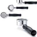 Normcore 54mm Bottomless Portafilter, Naked Portafilter Fits Breville Sage Barista Express Machines, 18g Filter Basket Included (Black)