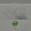 7.9 Inch Hamster Ball, Running Ball Toy, Transparent, Breathable, Promote Exercise Health, Reduce Stress, Easy to Clean, Hamster Accessory, for Syrian Dwarf Hamster, Gerbils, Mice, Small Pets, Green