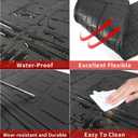 Xipoo Cargo Mat Compatible with 2010-2024 Toyota 4Runner Cargo Mat 7 Seaters Backrest Mat TPE Trunk Liner Replacement for 2010-2024 Toyota 4Runner Accessories (Trunk Mat+2nd&3rd Backrest Mat)