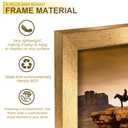 A PLUS MAX 21x28 Picture Frame Gold Light Weight Wall Mount