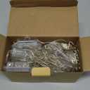 4 Pack 100 LED Fairy Lights Battery Operated with Remote, 33FT Waterproof Twinkle Lights with Timer & 8 Modes, Fairy String Light Outdoor Indoor for Bedroom Classroom DIY Christmas Decor (Warm White)