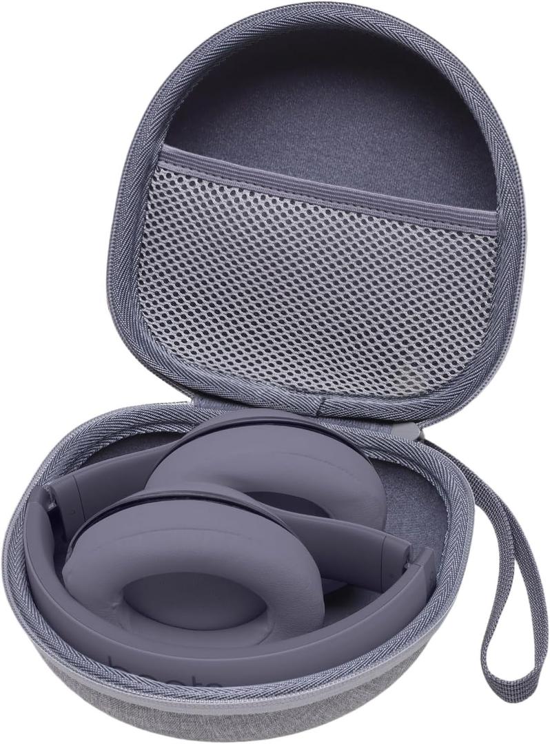 Headphone Headset Case for JLab JBuds Lux ANC/JLab Go Lux ANC/Beats/JBL/TOZO/BERIBES/Picun/KVIDIO Noise Cancelling Over-Ear Foldable Headphone (Gray)