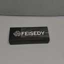 FEISEDY Trendy Retro Oval Sunglasses for Women Men Small Metal Frame Sun Glasses UV400 Shades B0124