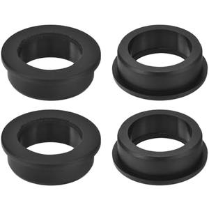 uxcell 4Pcs Rubber Grommets 1-3/4"(45mm) Drill Hole, 1-3/8"(35mm) ID Hole Top Hat Grommet Black Silicone Rubber Hole Plug Gasket for Wiring, Automotive
