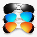 Polarized Metal Aviation Sunglasses Men, Classic Military Sun Glasses Women, Rectangle Shades UV400 Protection Costume