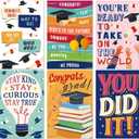 24 Pack Graduation Cards with Envelopes, 6 Colorful Designs Congratulations Gift for Graduates, Funny Graduation Cards for College High School, 4x6in