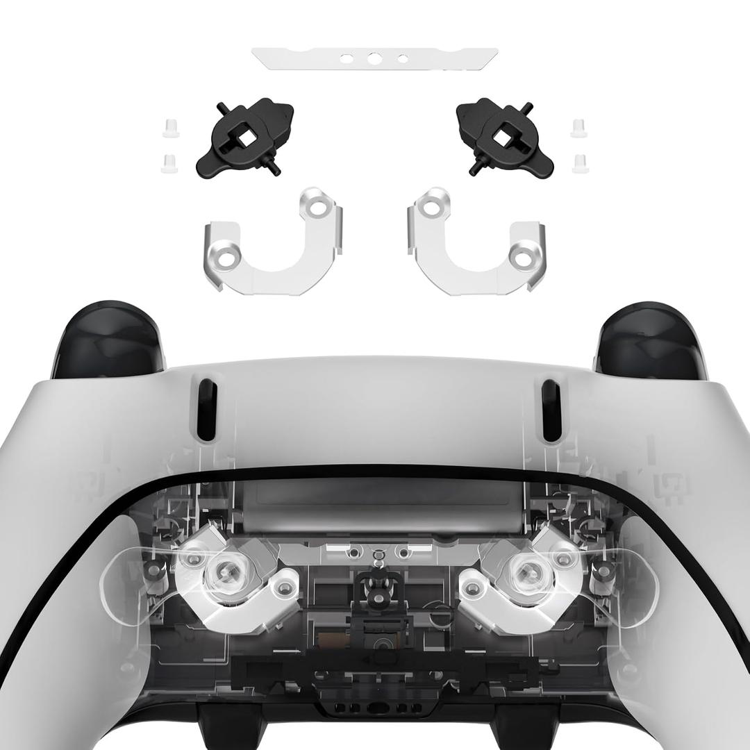 eXtremeRate Back Paddle Replacement Magnetic Module Kit for PS5 Edge Controller, Metal Magnetic Element Repair Parts for PS5 Edge Controller Back Buttons - Without Back Paddles