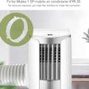 Pssopp Air Conditioner Hose Connector Round Tube Conditioner Adapter Air Conditioner Exhaust Hose Coupler for Mobile Air Conditioning KYR 35