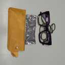 AQWANO Stylish Blue Light Reading Glasses Women Men, Fashion Oversized Square Designer Readers Computer Eyeglasses