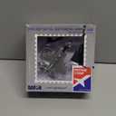 Postage Stamp F-35 Lightning II USAF AF08-0747 Die-Cast Model  1:144 Scale Stealth Fighter Replica with Display Stand, Highly Detailed, 4.1 Length x 2.8 Wingspan, Adult Collectible Ages 14+