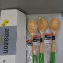 Chef Craft Premium Silicone Handle Wooden Spoon Set, 14 inch, Green