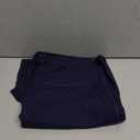 Hanes Women's Jersey Pocket Shorts, Drawstring Cotton Jersey Shorts, 7" Inseam (Small US, Navy)