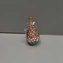 5 Inch Blushing Tree Ornament - Glass Set of 3 Assorted