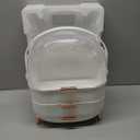 Makeup Organizer Skincare Organizers - Cosmetic Display Cases with Transparent Cover, SkinCare Organizers for Bathroom Countertop, Bedroom Vanity Desk, Lipstick Organizer, White Upgarde