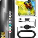 TV Antenna for Local Channels, 3200+ Miles Long Range TV Antenna Indoor Outdoor, Black