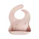 mushie Silicone Baby Bib | Adjustable Fit Waterproof Bibs (Daisy)