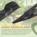 HQPASFY 742P05094 High Lift Blades Compatible with Cub Cadet Enduro XT1-LT50 Ultima ZT1-50 ZT2-50 with 50'' Deck, 490-110-C193 Lawn Mower Blades Replace for Troy Bilt/Craftsman CMXGZAM110193, 3 Pack