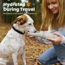 BMN Portable Dog Water Bottle, Collapsible Pet Water Bottle,Large Capacity for Big Dogs Leak-Proof Travel Dispenser, Foldable Bowl for Hiking Walking Outdoors19oz