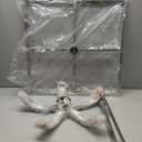 Rotating Paint Rack Lifting Cabinet Door Hangers for Spray Painting Stainless Steel Paint Drying Rack for Auto Body, Furniture, Car Door