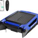 2025 Upgrated Large Solar Pool Cleaner Robot with Remote & APP Control, Pool Skimmer with Dual Charging Modes, Automatic Pool Cleaner with Salt Resistant Durable Motor