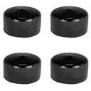 3" (75 mm) Rubber End Caps Soft PVC Rubber Plug Thread Protective Sleeve Screw Protective Cap Round Plastic Cover Sleeve