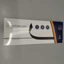 Lindas Essentials Silicone Stove Gap Covers (2 Pack), Heat Resistant Oven Gap Filler Seals Gaps Between Stovetop and Counter, Easy to Clean Stove Gap Guard (21 Inches, Black)