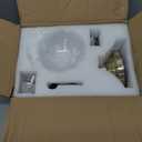 KARTOOSH Cordless LED Table Lamp, 180 Swing Arm Desk Lamp, Battery Operated,Dimmable/3 Color, Vintage Rechargeable Table Light for Living Room,Bedroom,Bedside, White Shade, Brass