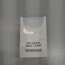 GAOY Mini UV Light for Gel Nails, Small Curing Light, Eggshell LED Nail Lamp, Fast Curing, White