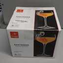 Bormioli Rocco,glass Novecento Stemware Cocktail Coupe-Gift Box of 2, 2 Count , Clear,8.5 OUNCES