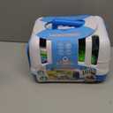 34-Piece Kids Pretend Vet Playset, Veterinarian Role Play Doctor Toy Kit with Plush Dog & Cat, Pet Care Grooming Set with Carrier & Medical Tools