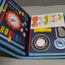 Busy Book for Toddlers 1-3, Montessori Toys Busy Board for 1 2 3 4 Year Old Boy Girl Birthday Gift Educational Learning Quiet Activity Book Airplane Car Travel Toys for Tollders Kids 1-3