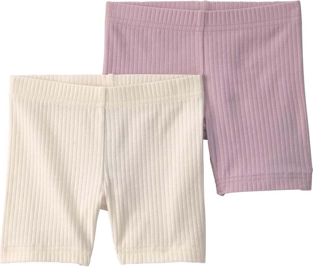 2 x Little Planet by Carter's Baby 2-Pack Shorts Made with Organic Cotton, (24M)
