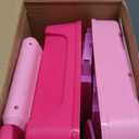 Doctor Kit for Toddlers Aged 3 4 5, Medical Pretend Play Set for Kids with Bag and Costume, Doctor Cart Toy for Girls Boys Birthday Gift (Pink)