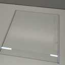 W11188040 Freezer Glass Shelf Replacement for Whirlpool Maytag Refrigerator Glass Shelf -Replaces W11135529 AP6286990-17-5/16" Wide x 16-3/8" Deep