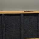 Foldable Wooden Dog Ramp & Pet Stairs - 5-Level Non-Slip Pet Steps for Dogs & Cats, Balanced Indoor/Outdoor Use.