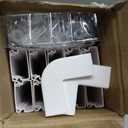 Delamu Cord Hider, 157in Wire Covers for Cords on Wall, Premium Cable Hider Cord Covers for Wires, Cable Management Wire Hiders for TV, Cable Raceway Kit, W0.95 H0.55in, White