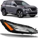 WFLNHB Passenger Right Side Replacement for Nissan Rogue 2021-2023 DRL Headlight Turn Signal Light w/Halogen 261206RR0A