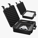 Starlink Mini Case, Hard Travel Case for Mini Starlink with Molded Foam, Power Supply, Cable & Ethernet Cable, Kickstand, Pipe Adapter, Waterproof Bag, 1 Pack