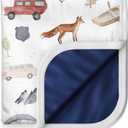 Pobi Baby Premium Baby Blanket, Soft Stretchy Quilt for Babies, Toddlers, Kids (Explore)