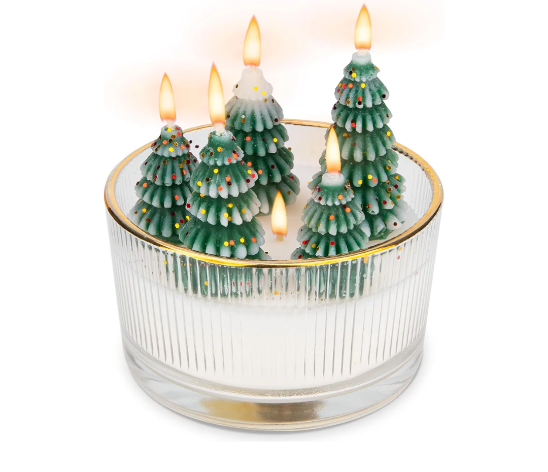 Christmas Tree Candles - Premium Festive Candles for Christmas Decor, Perfect for Home Decorations, Holiday Gatherings, Family Reunions, Festival Parties and Seasonal Celebrations