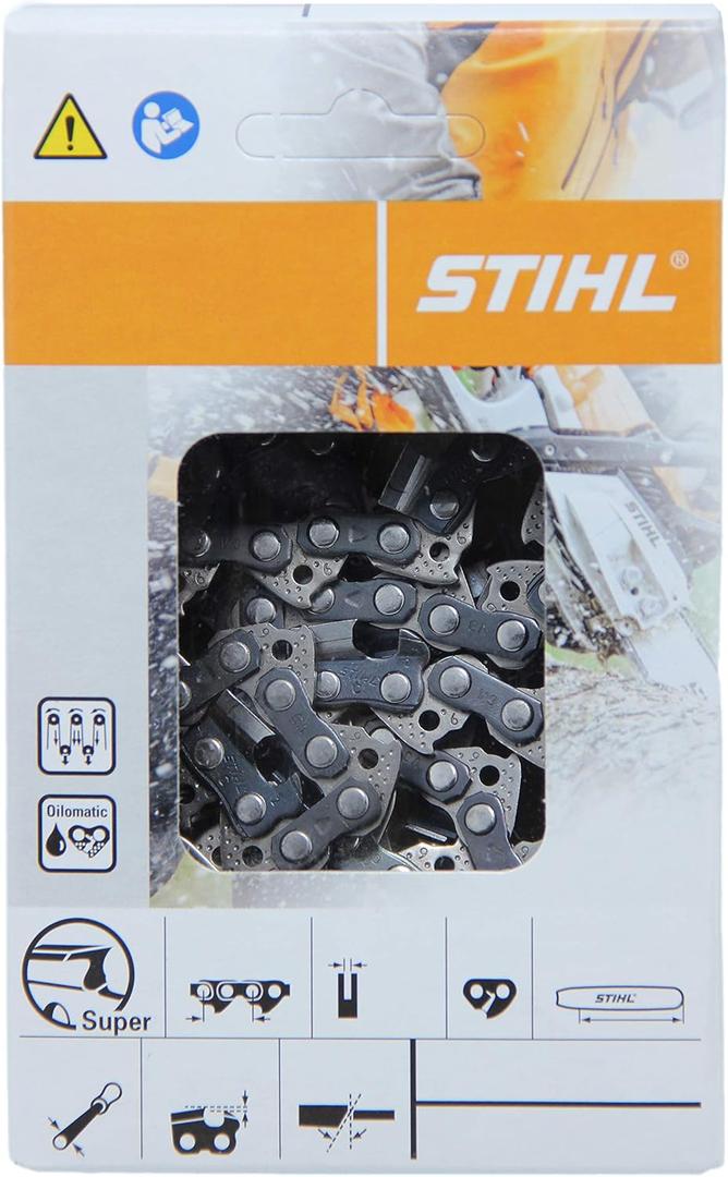 Stihl Oilomatic Rapid Super Chainsaw Chain 33RS72E 20 Inch Bar 0.325 Inch Pitch 72 Drive Links 3623 002 0072