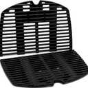Adviace 7645 65811 Cast Iron Grill Cooking Grates Replacement for Weber Q200 Q220 Q2000 Q2200 Q2400 Series Gas Grills Accessories, 53060001, Grates Grid Grill Parts for Weber Q 200 Grill Parts, 2-Pack