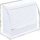 1 Pack 4 X 6 Index Card Holder Clear Acrylic Card Holder for Desk File Note Postcard Stand Index Cards Rack Acrylic Business Stand Postcard Display for Office Business Classroom(No Card)
